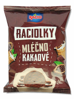 Raciolky – mini rice cakes with cocoa-milk coating